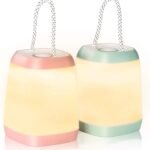 LED Camping Light 2 Pack Portable LED Tent Lantern 3 Modes for Backpacking Camping Hiking Emergency Light Battery Powered Lamp for Outdoor and Indoor