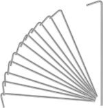 18 Pack Tent Stakes, Stakes for Outdoor Decorations, Tent Stakes Heavy Duty, Metal Stakes, Tent Garden Stakes for Gardening & Canopies, Outdoor Christmas Decorations